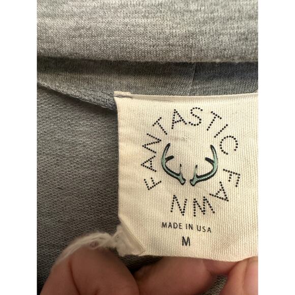 Fantastic Fawn Reindeer Cut-Out Sweatshirt – Gray – Size M - Picture 3 of 6